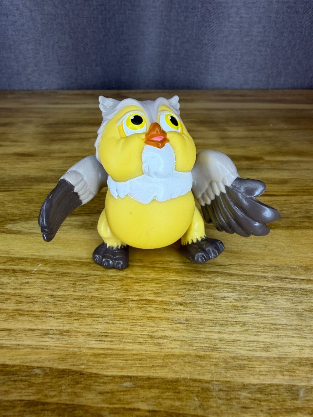 Disney Bambi Wise Old Owl Figure Poseable Toy Cake Topper